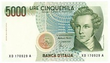 5000 lire italia usato  Pignataro Maggiore