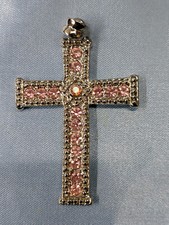 Ciondolo croce argento usato  Sant Agnello