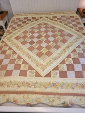 Usado, COLCHA - Colcha de retalhos feita de fábrica ~~ 80" por 80" comprar usado Usado, COLCHA - Colcha de retalhos feita de fábrica ~~ 80" por 80" comprar usado  Enviando para Brazil