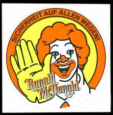 Werbe aufkleber ronald gebraucht kaufen  Deutschland