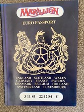 Marillion euro passport for sale  ILFRACOMBE