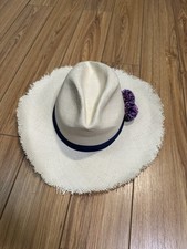 Chapéu de palha Martin Pescador borla arco usado na cor clara verão comprar usado  Enviando para Brazil