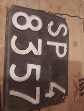 Targa auto vecchia usato  La Spezia