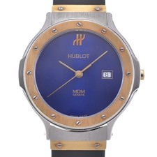 HUBLOT MDM Classic 1401.2 data SS/K18/mostrador azul borracha quartzo unissex L#143180 comprar usado HUBLOT MDM Classic 1401.2 data SS/K18/mostrador azul borracha quartzo unissex L#143180 comprar usado  Enviando para Brazil
