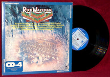 LP RICK WAKEMAN JOURNEY TO THE CENTRE OF THE EARTH 1974 A&M QUAD W/ INSERT VG++, usado comprar usado  Enviando para Brazil