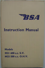 Bsa m21 600ccsv for sale  BATLEY