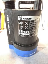 Usado, Bomba de água submersível DEKOPRO 1/3 HP 2450GPH bomba utilitária comprar usado  Enviando para Brazil