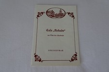 Speisekarte ddr cafe gebraucht kaufen  Berlin