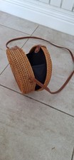 Vintage handwoven round for sale  DUDLEY