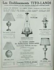 Publicité presse 1929 d'occasion  Compiègne