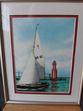 Framed watercolor picture for sale  Hinckley