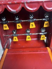 Estante de bebé americano negro vintage juego objetivo de hojalata Brinkman Engineering Co NO 900 segunda mano  Embacar hacia Mexico
