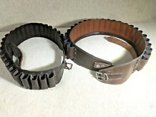 Coppia cinture pelle usato  Crema