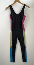 Rainbeau Dance Unitard Vintage Aeróbica Anos 80 Elastano Adulto Tamanho Médio (Como Encontrado comprar usado Rainbeau Dance Unitard Vintage Aeróbica Anos 80 Elastano Adulto Tamanho Médio (Como Encontrado comprar usado  Enviando para Brazil
