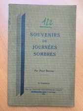 Souvenirs journées sombres d'occasion  Bouxières-aux-Dames