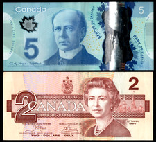 Canada banconote dollari usato  Spinetoli