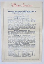 Schiffstagebuch kdf dampfer gebraucht kaufen  Bad Doberan-Umland