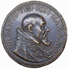 Medalha Papa Urbano VIII dos Estados Pontifícios 1636 Antiga Medalha Papa Urbao Vaticano comprar usado Medalha Papa Urbano VIII dos Estados Pontifícios 1636 Antiga Medalha Papa Urbao Vaticano comprar usado  Enviando para Brazil