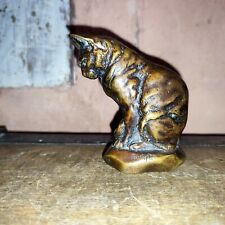 Chat assis bronze d'occasion  Sainte-Colombe