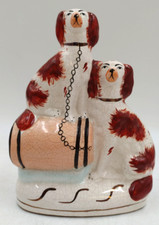 Vintage staffordshire spaniels for sale  HUDDERSFIELD