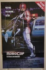 Pôster promocional filme lançamento VHS original Robocop Video Store 1987 25 x 39 comprar usado  Enviando para Brazil