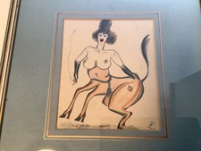 Alte zeichnung halb gebraucht kaufen  Berlin