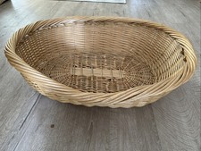 Hundekörbchen natur weidengef gebraucht kaufen  Bremen