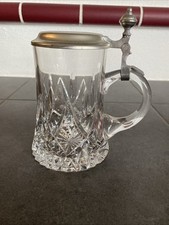Bierkrug glas deckel gebraucht kaufen  Achim