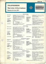 Telefunken service manual gebraucht kaufen  Salzgitter