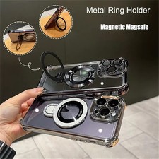 Capa suporte magnético à prova de choque iPhone 16 15 14 13 12 11 X XR max mini pro comprar usado  Enviando para Brazil