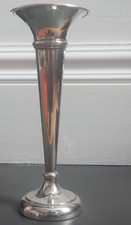 Silver trumpet vase for sale  SHIPLEY