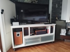 tv bianco mobile laccato usato  Tribiano
