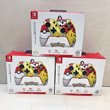Lote 3X PowerA Controle Com Fio Aprimorado Para Nintendo Switch - Pokemon Pikachu comprar usado  Enviando para Brazil