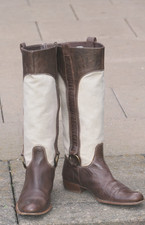 Damen leder reiterstiefel gebraucht kaufen  Köln