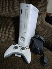 Console Microsoft Xbox 360 branco branco controle OEM adaptador de energia fabricante de equipamento original funciona comprar usado  Enviando para Brazil