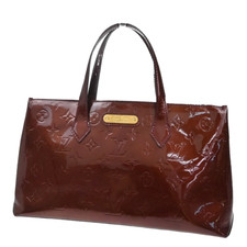 Bolsa tote Louis Vuitton Wilshire PM monograma Vernis Borgonha M91644 86YH419 comprar usado  Enviando para Brazil