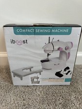 Máquina de costura compacta - fios duplos, controle de duas velocidades, rebobinamento automático de rosca. comprar usado  Enviando para Brazil