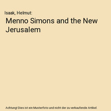 Menno simons and gebraucht kaufen  Trebbin