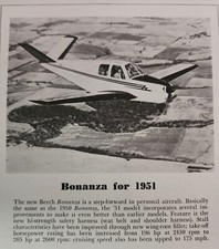 Beech bonanza 1951 for sale  Lone Wolf