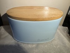 Blue ceramic bread for sale  STOKE-ON-TRENT