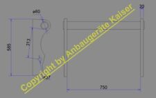 Koppelhakensatz anbaukonsole k gebraucht kaufen  Hutthurm