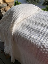 Plush white geometric for sale  Rye