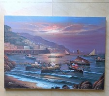 Dipinto olio tela usato  Massa di Somma