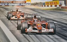 Ferrari - Rubens Barrichello - 2002 GP da Europa - Pintura guache original  comprar usado  Enviando para Brazil