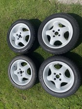 4x100 white wheels for sale  ASHBOURNE