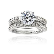 925 silver 2ct for sale  Brooklyn