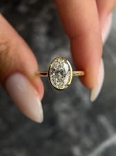 Oval cut 14k for sale  Jamaica