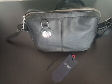 Borsa ecopelle nera usato  Italia