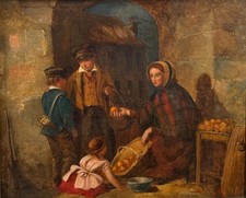 19thc genre scene for sale  LONDON