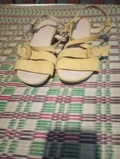 Sandales cuir véritable d'occasion  Paris-